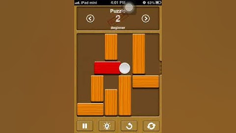 Unblock me Beginner level 2 solution