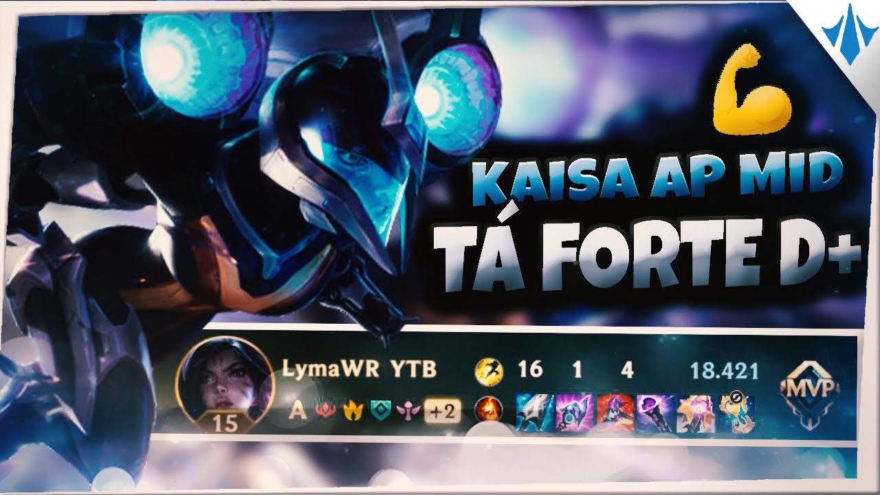 🔥KAI’SA AP MID é META? NERF JÁ! MUITO FORTE! LOL WILD RIFT
