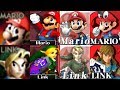 Evolution of All Characters in Super Smash Bros (1999-2018)