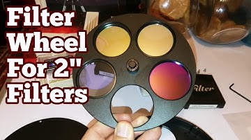 How To Attach 2 Inch Filters To Your Telescope With A Filter Wheel/ Eyepiece/ Meade LX200 8 Inch SCT
