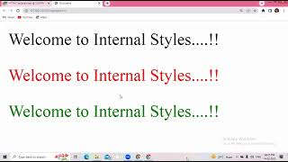 UI 14 Feb 2023 Introduction to CSS, Selectors in CSS