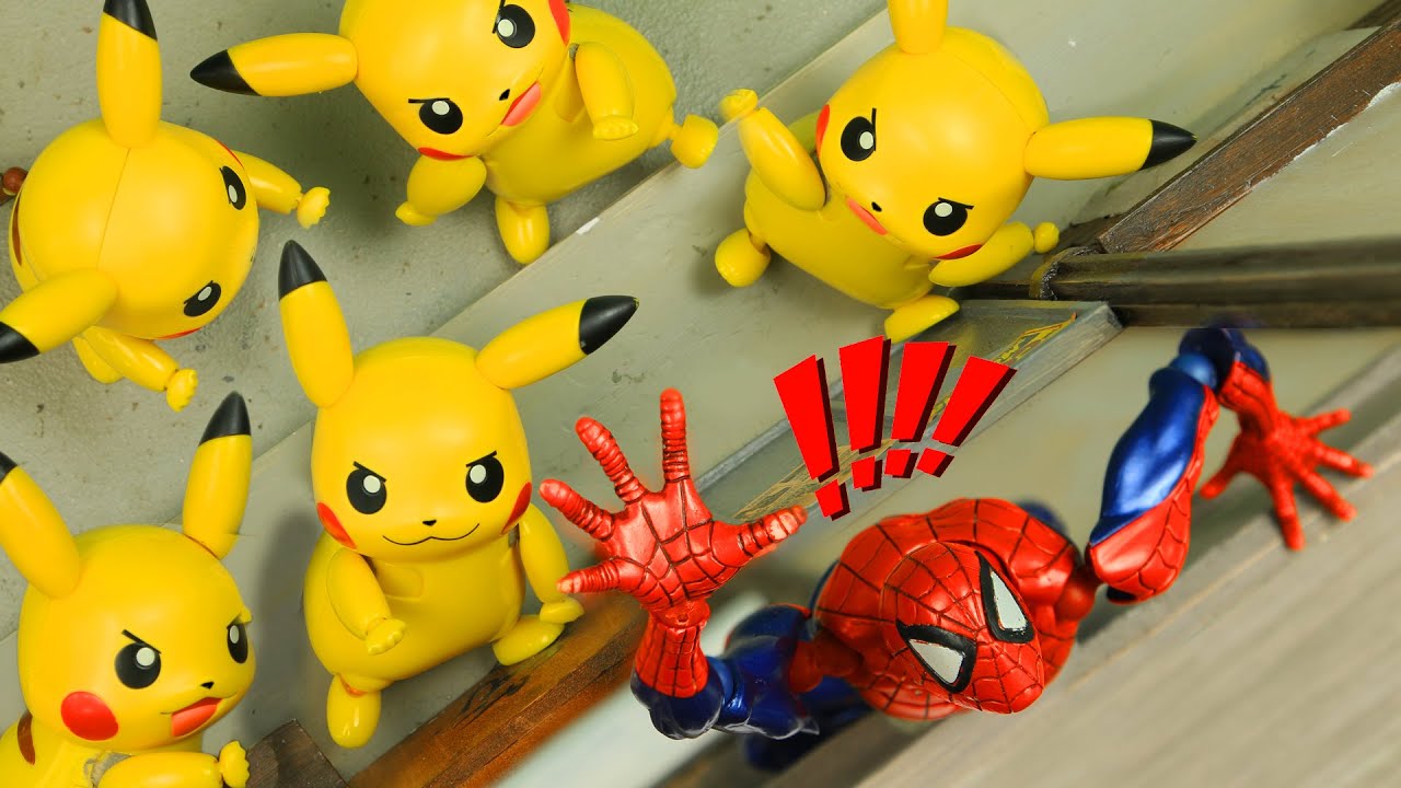 Jumbo Josh Train POKEMON Police Spider Man | Poke Fes