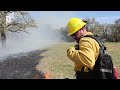 North Texas Prescribed Burn Association members perform a controlled burn at a Texas ranch