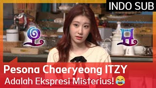 Pesona Chaeryeong ITZY Adalah Ekspresi Misterius! 😂 #IdolSongDictationContest2  🇮🇩SUB INDO🇮🇩