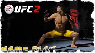 EA Sports UFC 2 - Bruce "The Dragon" Lee vs Clay "Cassius" Collard - Gameplay.