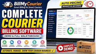 Full BillMyCourier Demo | Complete Courier Billing Software Tutorial & Features Update