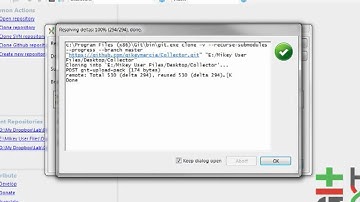 Cloning a Repository from GitHub using GitExtensions