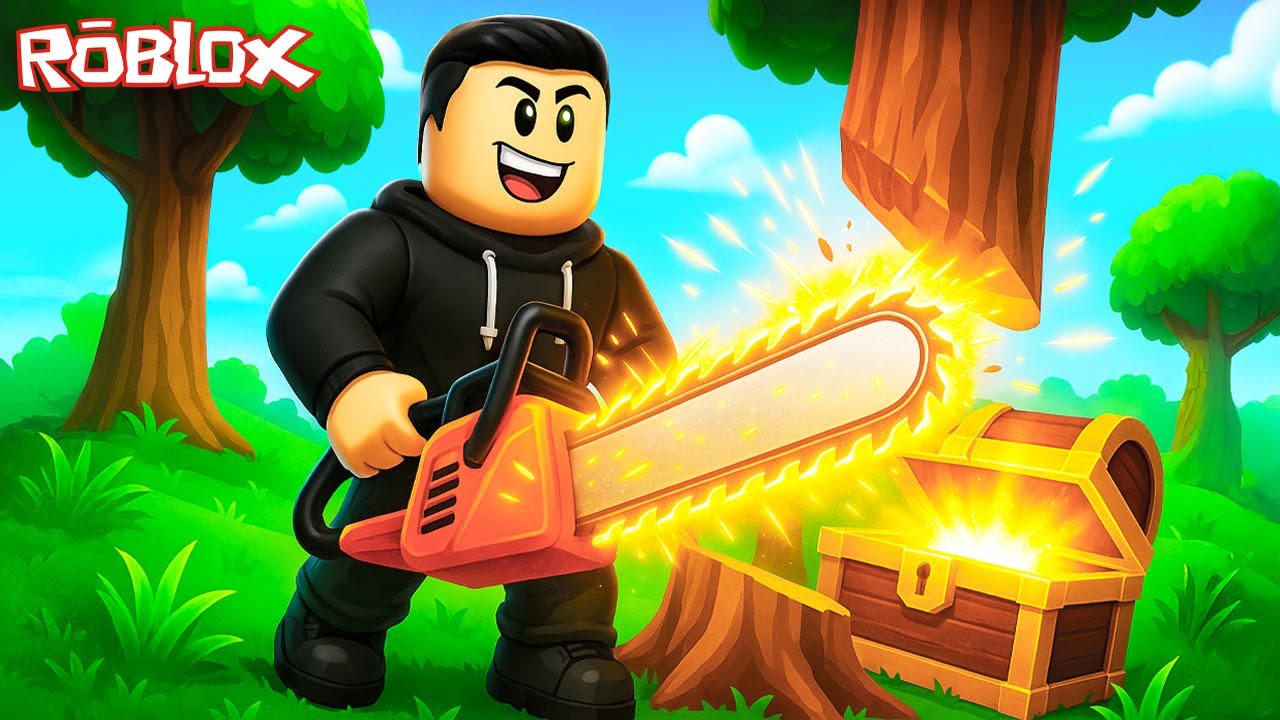 En Güçlü Oduncu Benim - Roblox Cut Trees