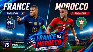 🔴LIVE : France vs Morocco | FIFA World Cup 2026 | LIVE MATCH TODAY | eFootball PES 2021 Gameplay screenshot 2