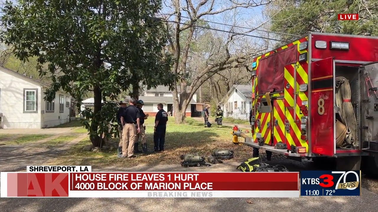 House fire leaves 1 hurt - YouTube