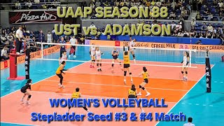 UST vs. ADU, Women's Volleyball, UAAP Season 88, Stepladder-Seed #3 &amp; #4 KO match , April 29, 2026