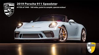 Is this the most Valuable Porsche 911 Speedster in the world?