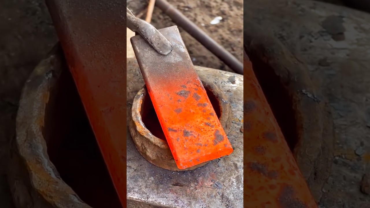 Hot Steel Bending 🎉  Satisfying Blacksmith Work 👍 