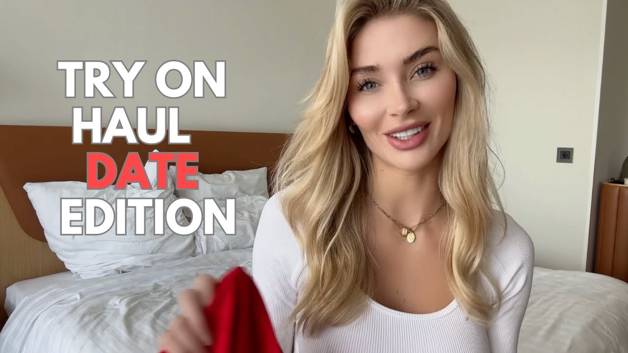 Try on haul date edition with Cara Caru - YouTube
