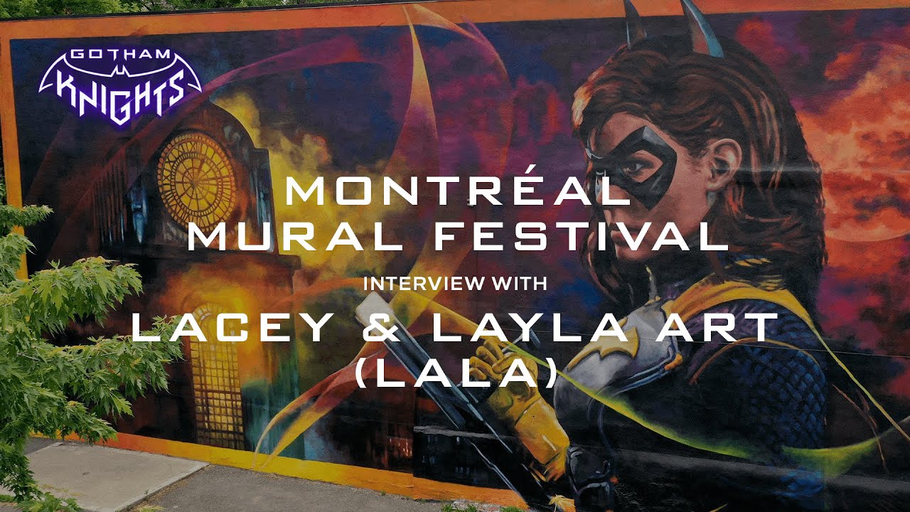 Gotham Knights - Montréal Mural Festival - Interview with Lacey & Layla ...