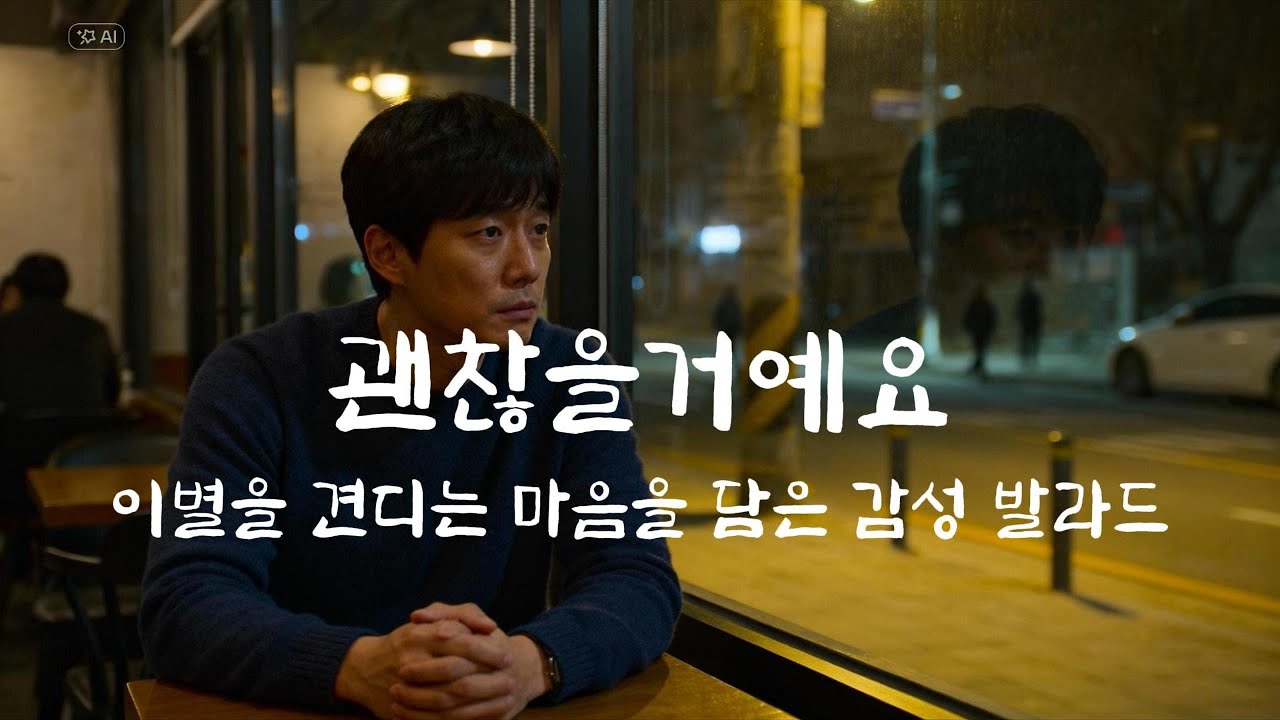 괜찮을거예요– 이별을 견디는 마음을 담은 감성 발라드