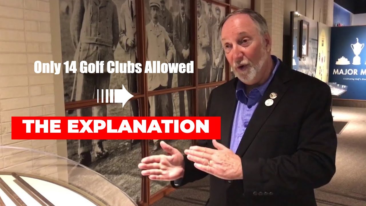 Why only 14 clubs allowed in golf bag rtj tom stewart hickory irons