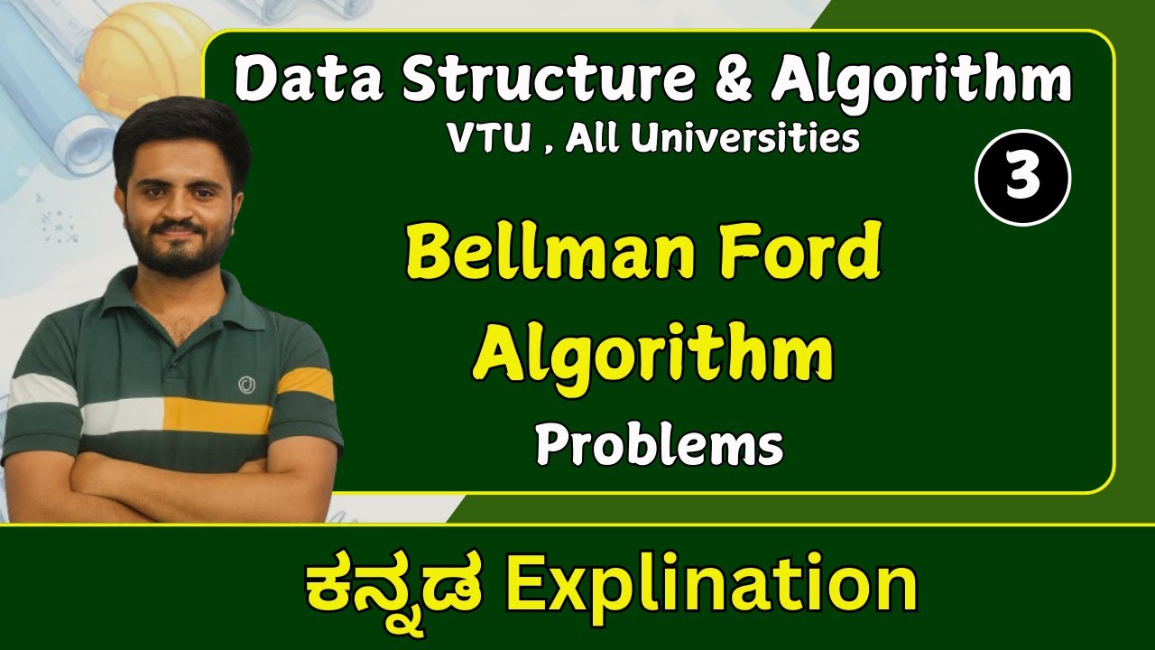 Bellman ford algorithm Problem , part 3 |Data structures & Algorithm ...