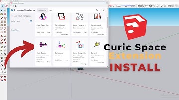Curic Space Extension install in Sketchup
