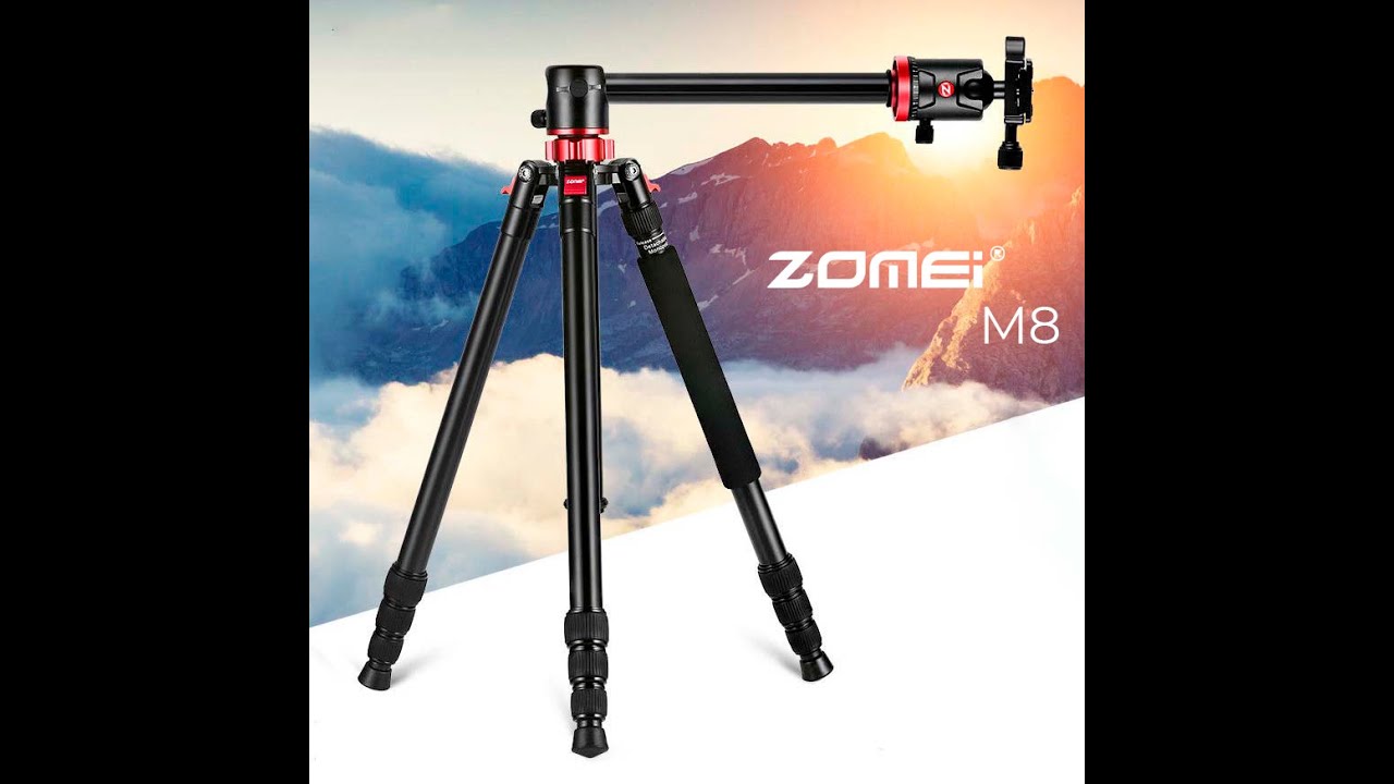 Штатив Zomei M8 трипод + монопод с горизонтальной штангой