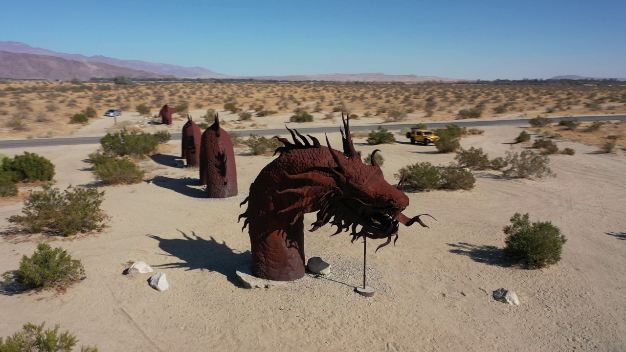 Anza Borrego Springs Serpent Sculpture YouTube