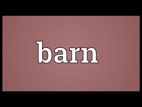 Barn Meaning