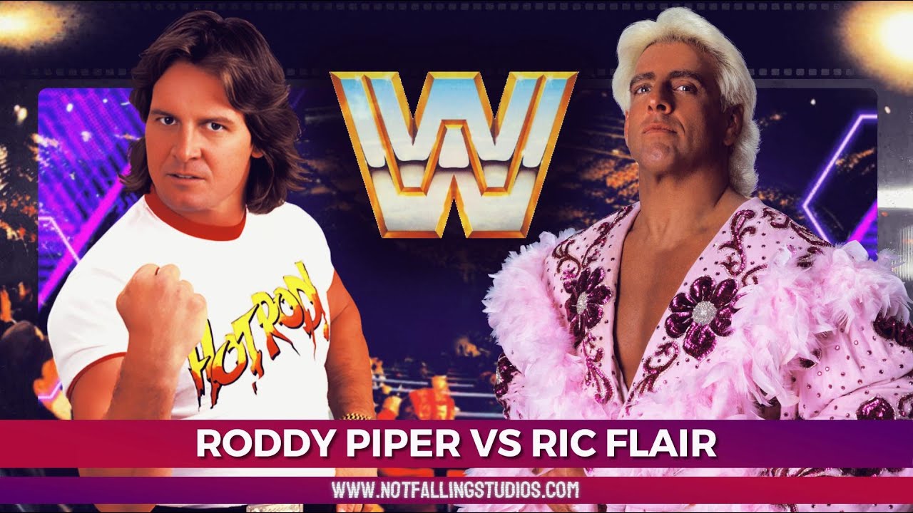 [FULL MATCH] Roddy Piper VS Ric Flair #ricflair #roddypiper #hotrod # ...