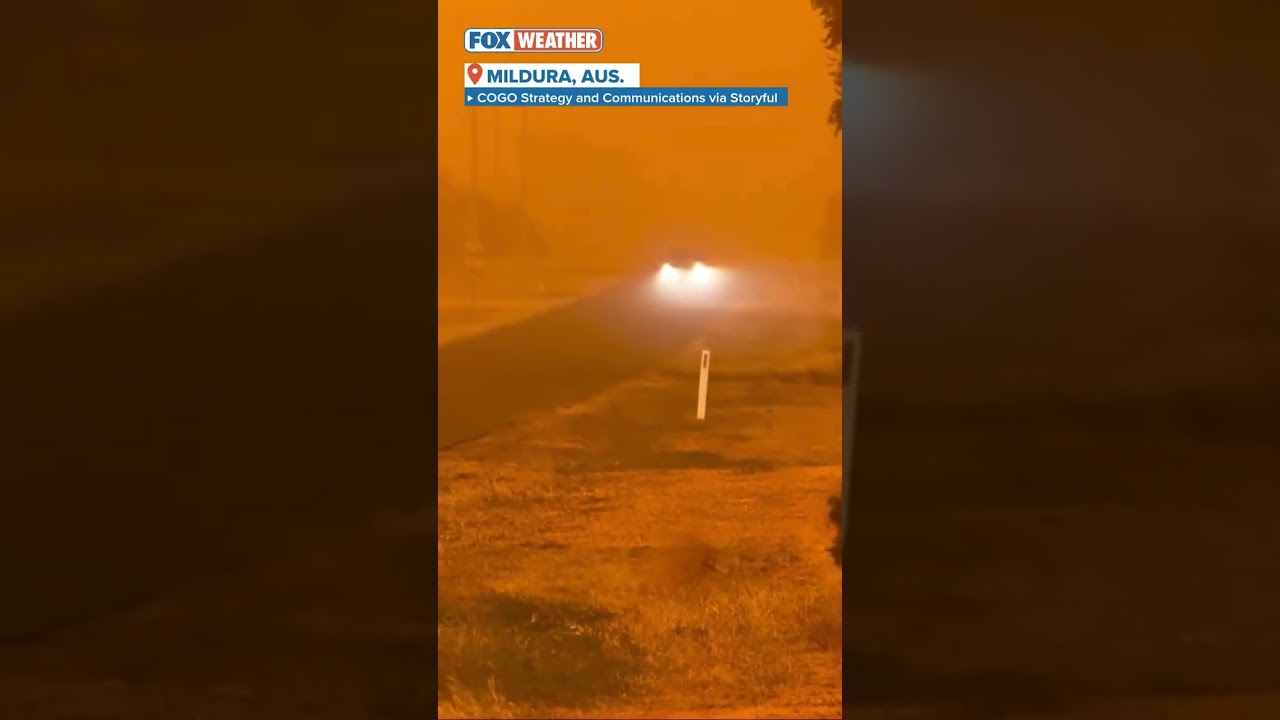 Dust Storm Turns Australia Sky Red