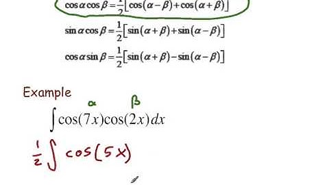 Trigonometric Integrals Part 5