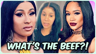 Cardi B CRITICIZED For Her Natural Face + Allegedly BEEFING With Saweetie?