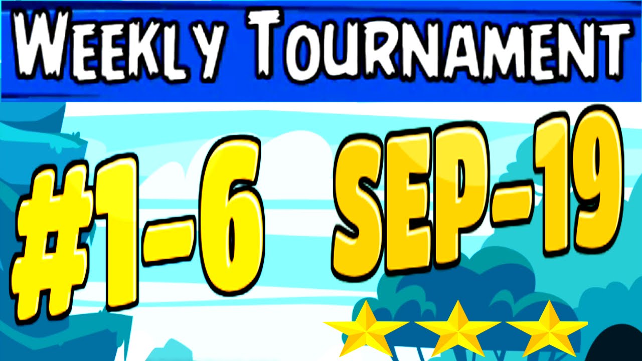Angry Birds Friends-Weekly Tournament Sep 19 All Levels {1 To 6} High Score Strategy
