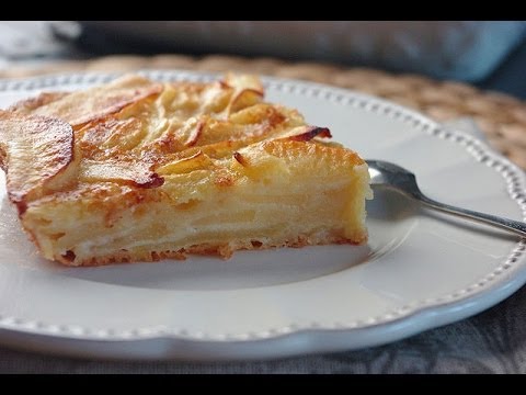 recette-de-gâteau-fondant-aux-pommes-/-fondant-apple-cake-recipe