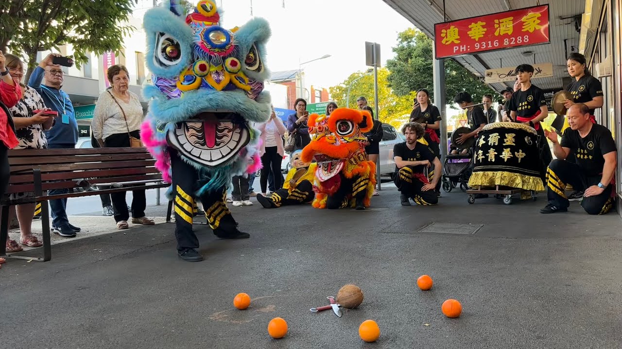 CYSM Lion Dance at the Heritage Gourmet Guide Award Ceremony - Diamond Palace 25th February 2025