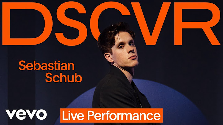Sebastian Schub - I Can’t Believe We Never Went Out Dancing | Vevo DSCVR