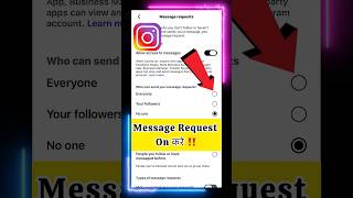 How to fix ‘Not everyone can Message this Account’ On Instagram | instagram message Request on