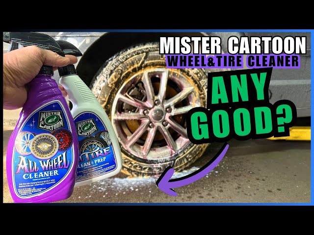 TURTLE WAX MISTER CARTOON ALL WHEEL AND TIRE CLEANER REVIEW - YouTube