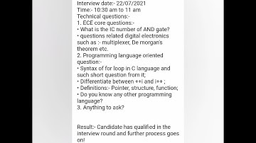 Cognizant interview experience. #cognizant #cognizantgenc