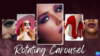 Rotating Carousel Animation in Canva Easy Tutorial