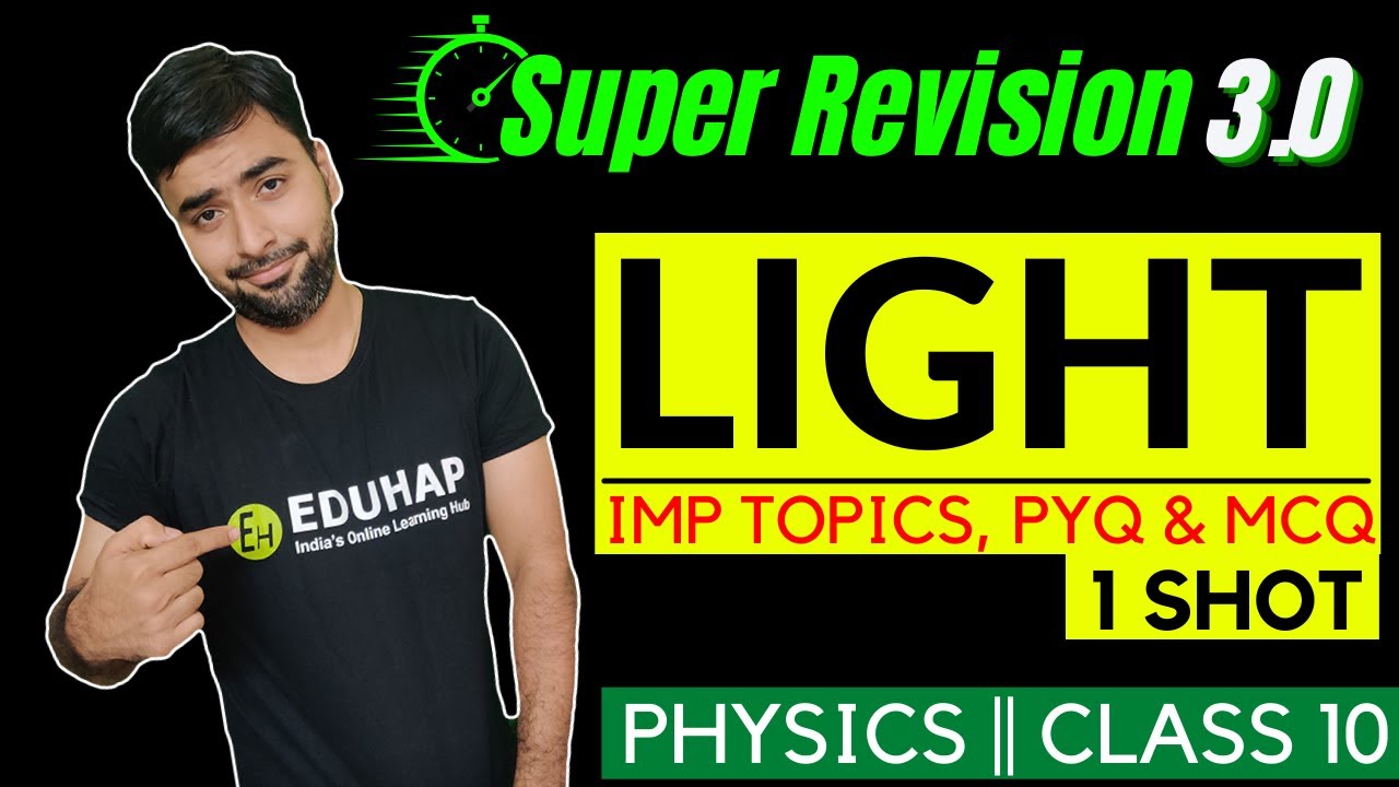 LIGHT- REFECTION & REFRACTION SUPER REVISION 3.0 || 1 SHOT- SCIENCE TERM 1