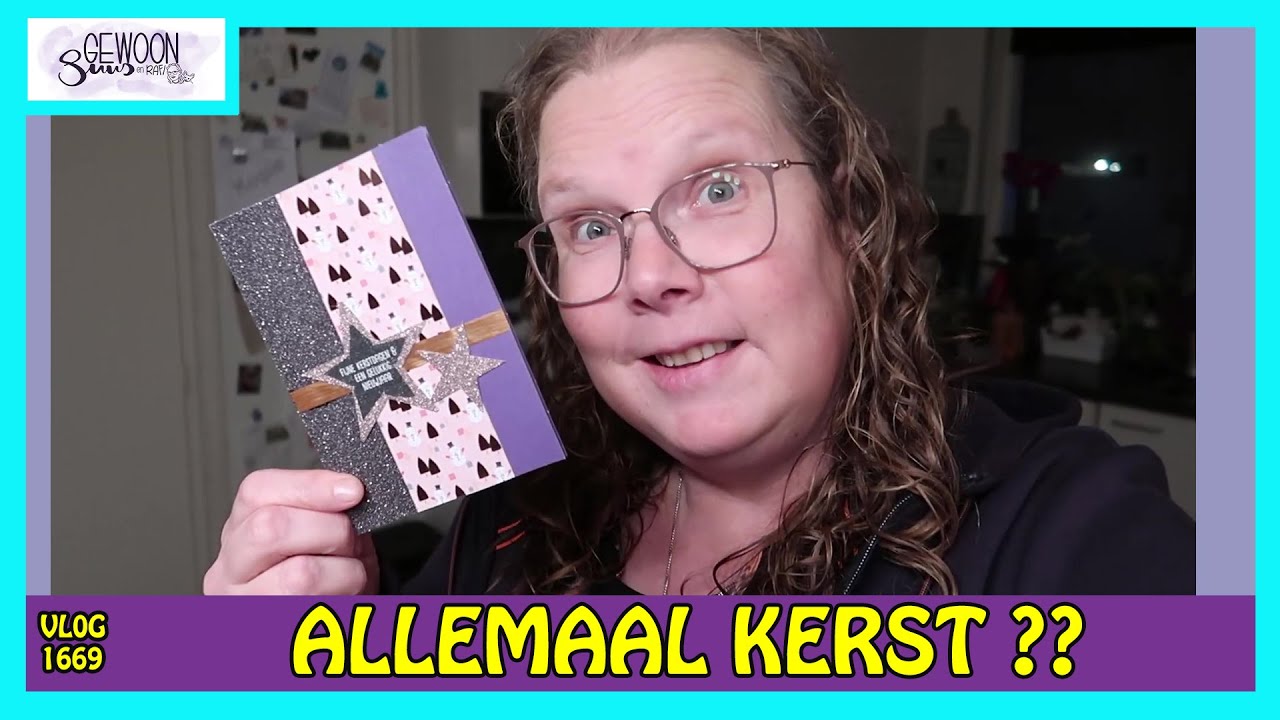 KERSTKAARTEN EN KERSTPAKKET !! vlog 1669 YouTube