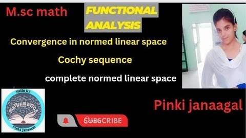 convergence in normed linear space..cochy sequence.. complete normed linear space ✍️