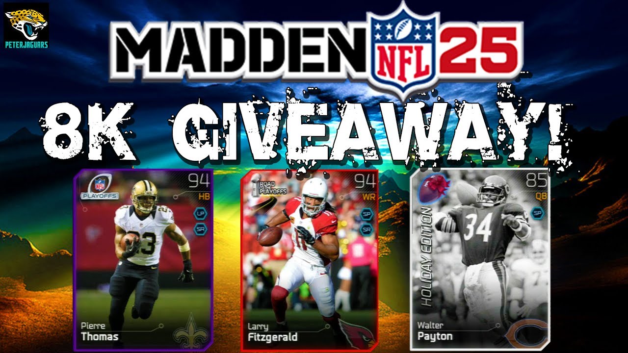 MUT 25 - 8,000 Subscriber GIVEAWAY! Ghost, Playoff, Elite! "Madden 25 Ultimate Team" MUT 25 Giveaway