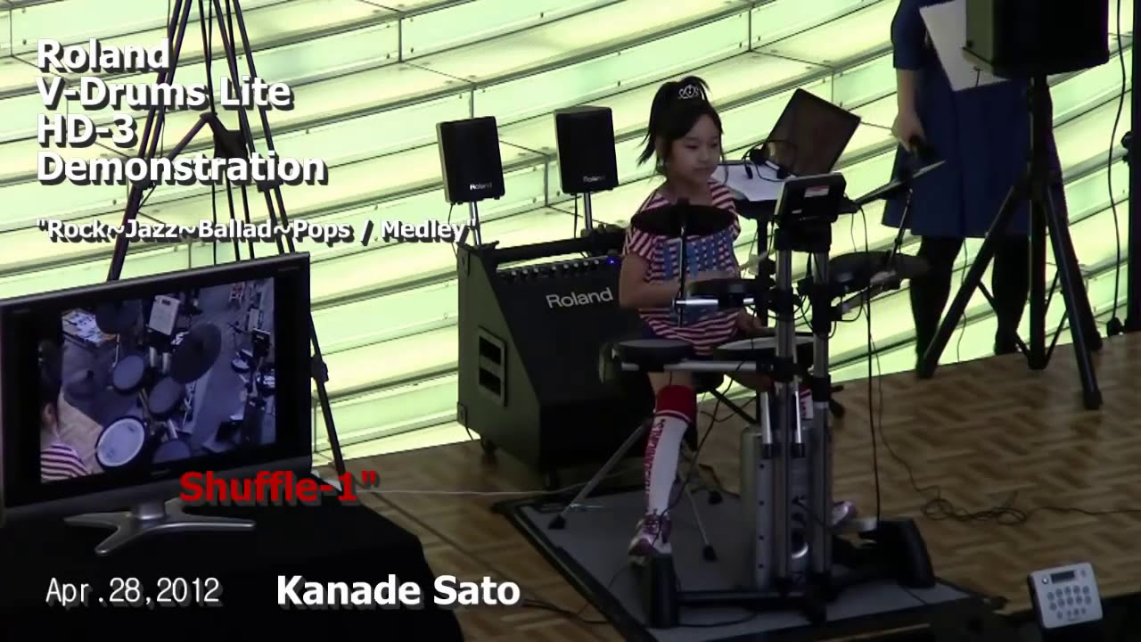 Medley / Roland HD-3 Demonstration / Kanade Sato - YouTube