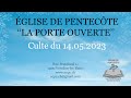 Culte du 14.05.2023