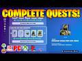 How To COMPLETE ALL EXALTED ICE KING REWARD QUESTS in Fortnite! (Free Exalted Ice King Reward Style)