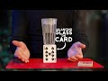 Gravity-Defied! 🥤Balancing a Glass on a Playing Card Magic Trick Revealed!