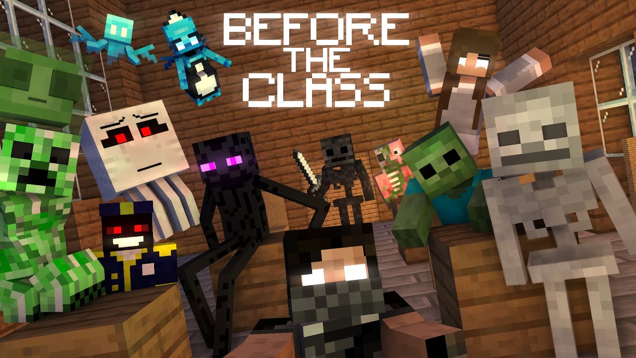 Monster School Story - Before The Class [Minecraft Animation]