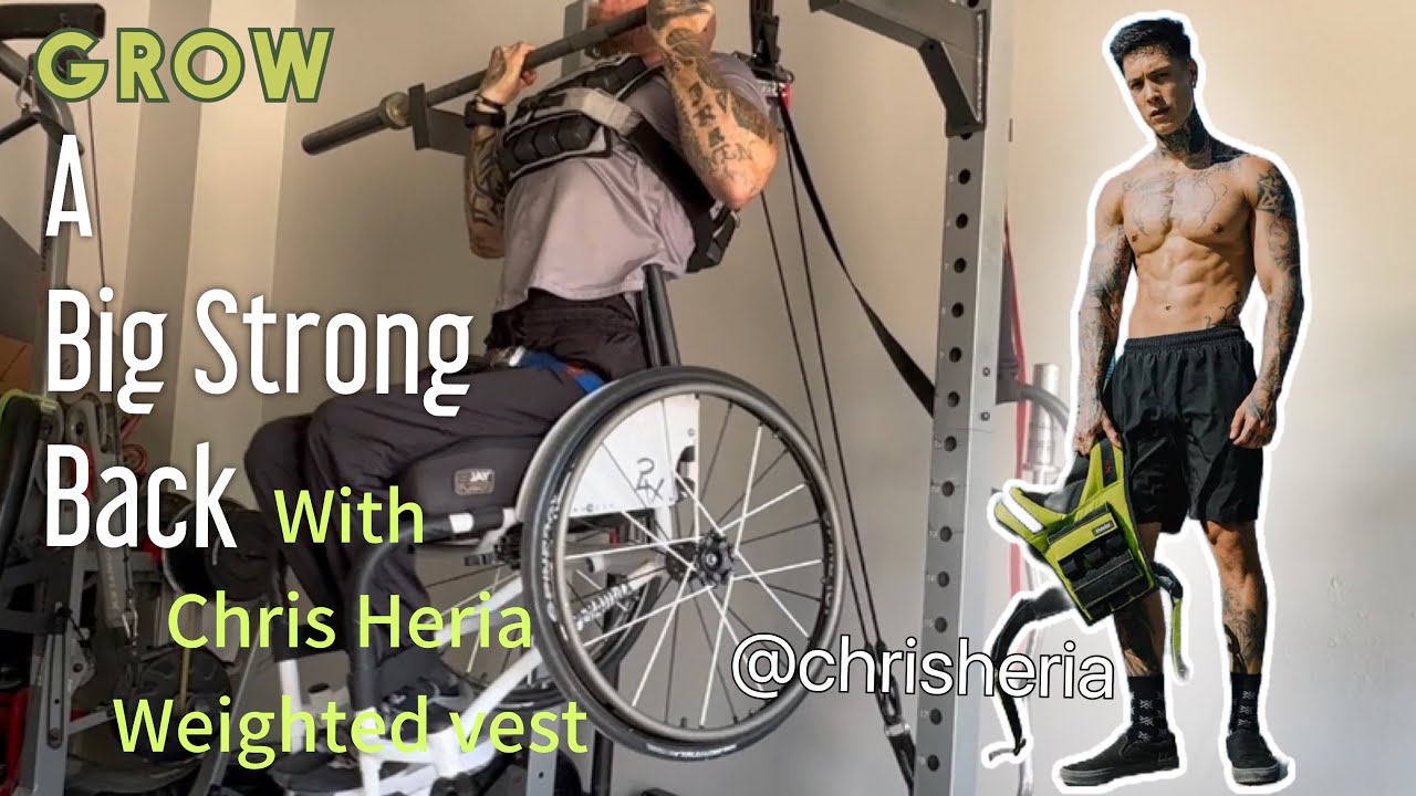 Grow a BIG STRONG BACK with Chris Heria weighted vest YouTube