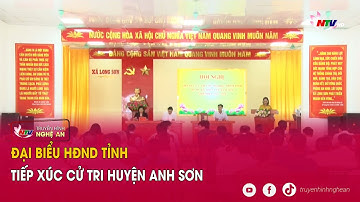 Đại biểu HĐND tỉnh tiếp xúc cử tri huyện Anh Sơn