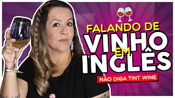 Como é que se escreve vinho em inglês?